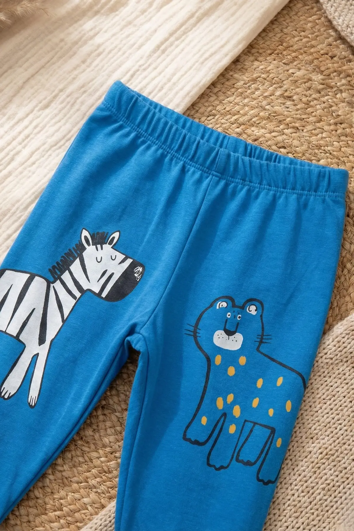 Clup Safari Desenli Mevsimlik 2li Erkek Bebek Takımı