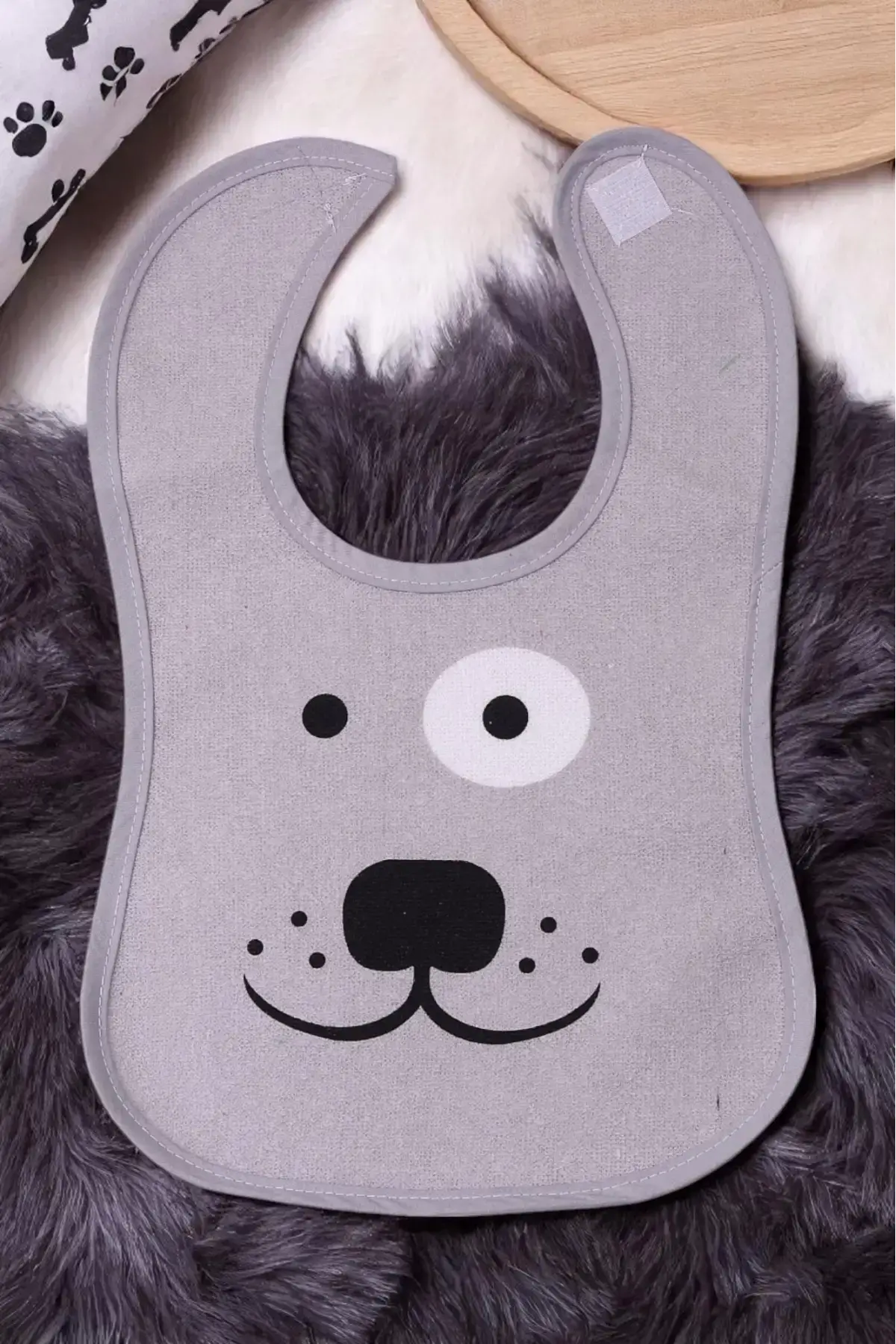 Bear Desenli 3lü Sıvı Geçirmez Bebek Mama Önlüğü 0-18 Ay - Sarı