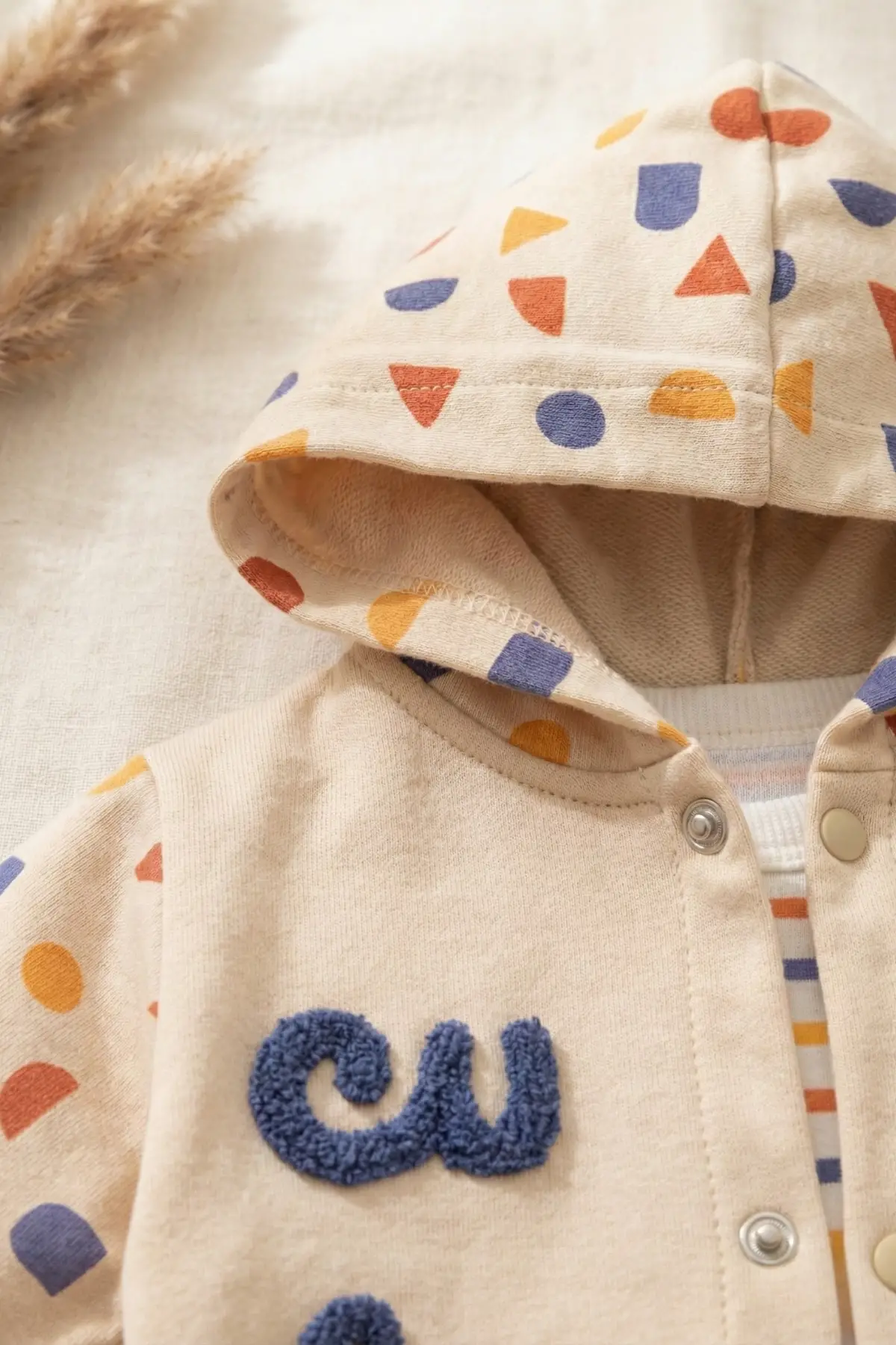 Cute Bear Nakışlı 3lü % 100 Pamuk Erkek Bebek Takımı