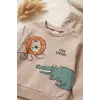 Clup Safari Desenli Mevsimlik 2li Erkek Bebek Takımı