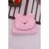 Ayıcık Nakışlı Yastıklı Welsoft Bebek Alt Açma Seti - Pembe