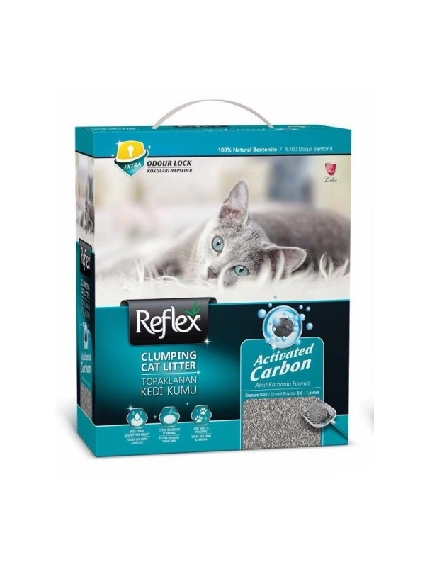 Reflex Aktif Karbonlu Süper Hızlı Topaklanan Kedi Kumu 10Lt