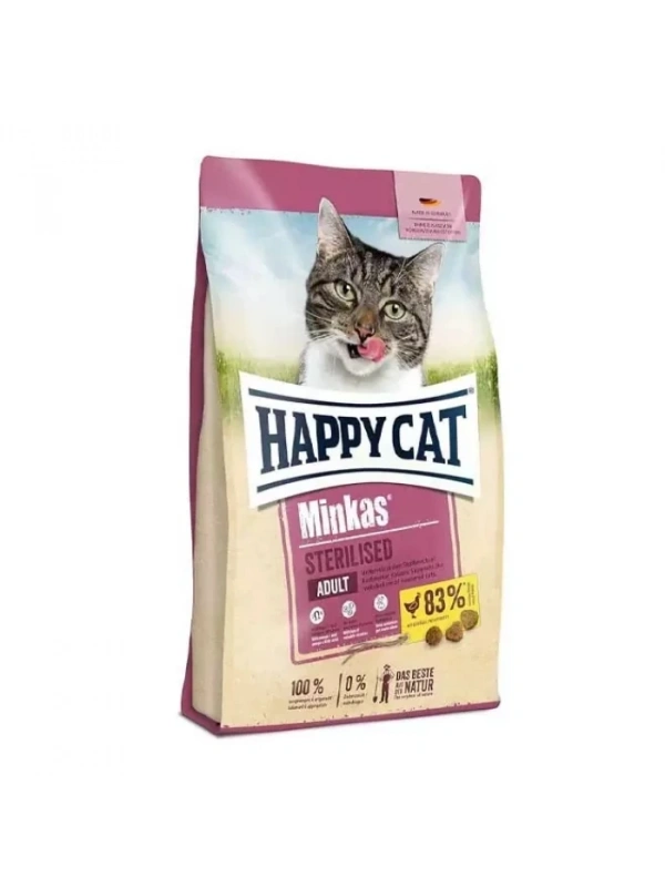 Happy Cat Minkas Sterilised 10 kg Kısırlaştırılmış Yetişkin Kedi Maması
