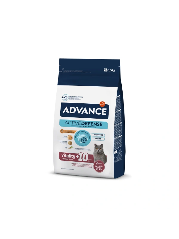 Advance Cat Sterılızed+10 Senıor 1.5 Kg
