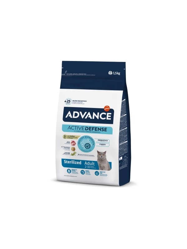 Advance Sterilised Hindili 1.5 Kg Kısırlaştırılmış Kuru Kedi Maması