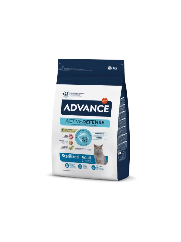 Advance Cat Sterılızed Turkey 3 Kg