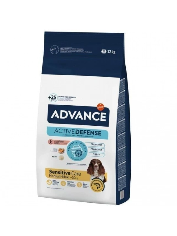 Advance Medium & Maxi Sensitive Somonlu 12 kg Yetişkin Köpek Maması