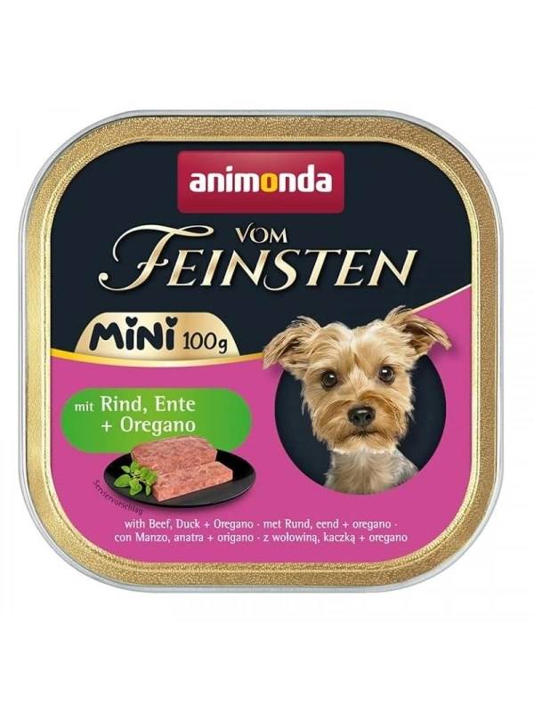 Animonda Vom Feinsten Dana Ve Ördek Etli Yetişkin Mini Irk Köpek Konservesi 100G