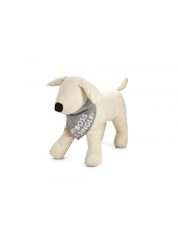 Beeztees Bandana Boyun Tasması Gri 22*12 Cm Small