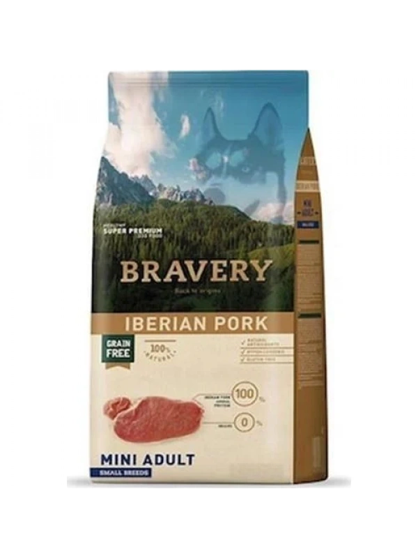 Bravery Tahılsız Köpek Maması Domuzlu Küçük Irk 7 Kg