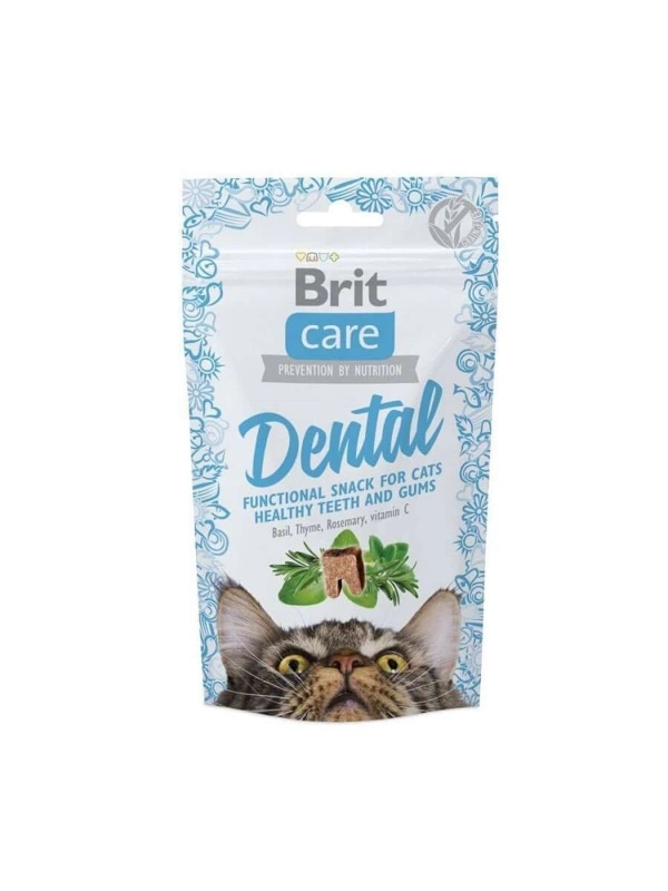 Brit Care Dental Diş Sağlığı İçin Tahılsız Kedi Ödül Maması 50Gr