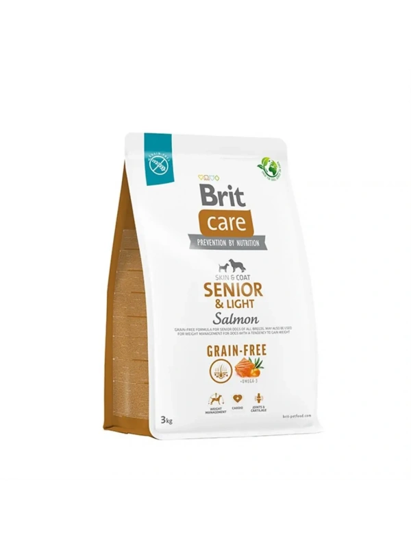 Brit Care Senior Light Somon Balıklı Yaşlı Köpek Maması 3 Kg
