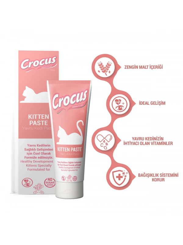 Crocus Kedi Kitten Malt Macunu 100 Gram