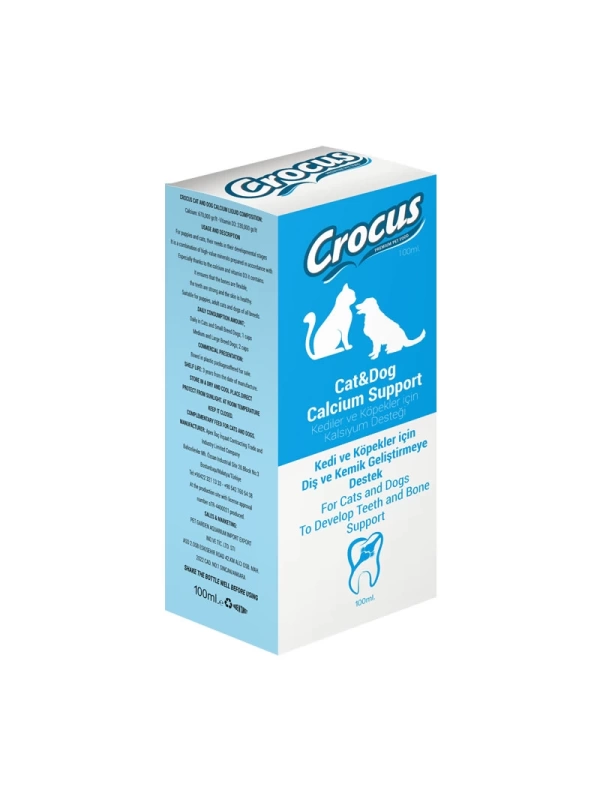 Crocus Kedi&köpek Kalsiyum Destek 100ml