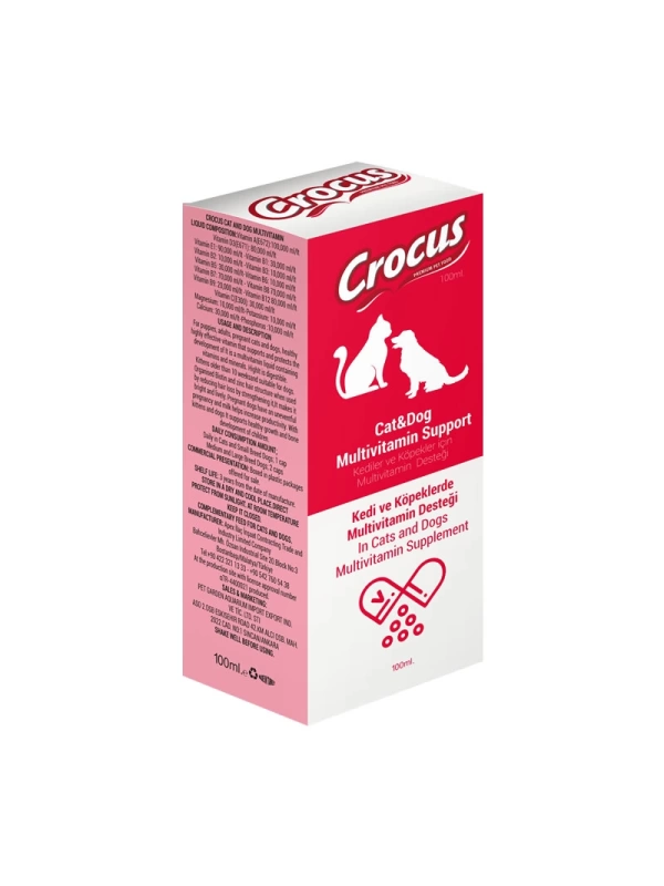 Crocus Kedi&köpek Multivitamin Destek 100ml