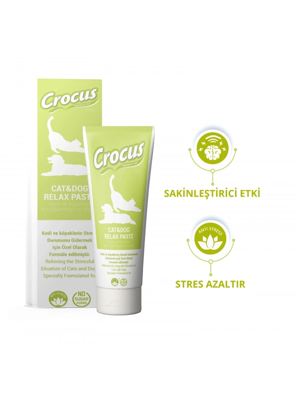 Crocus Kedi Köpek Relax Macun 100 Gram