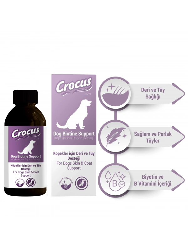 Crocus Köpek Tüy Sağlığı Damlası 100 Ml