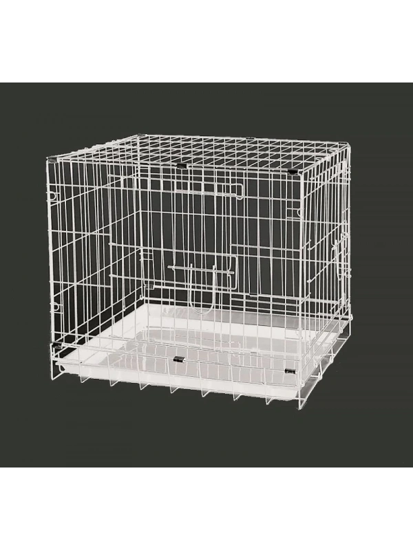 Dayang Köpek Kafesi Beyaz 61x44x50