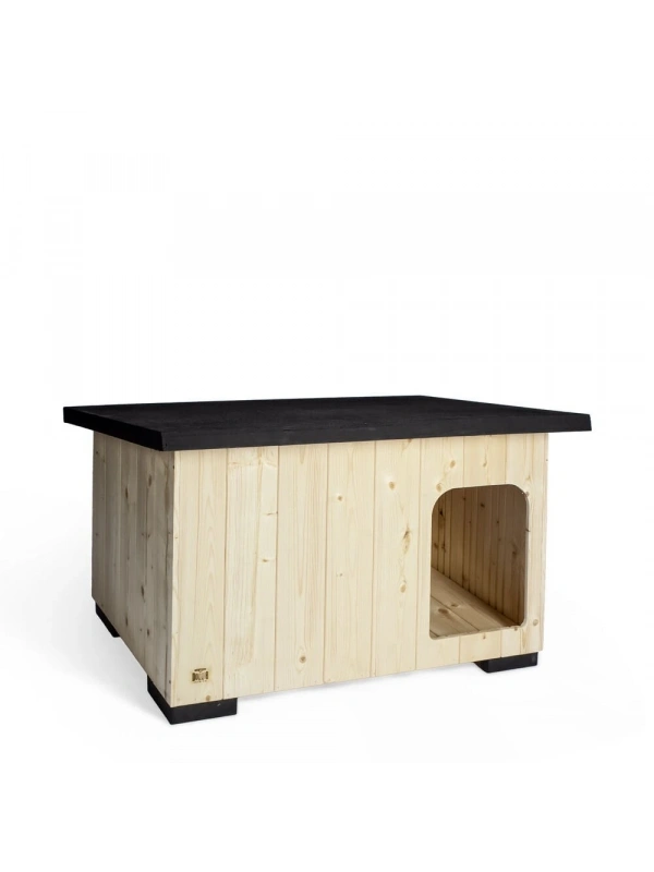 Doggi̇e Barka Model Ahşap Köpek Kulübesi̇ L