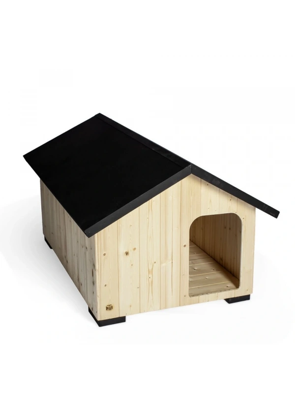 Doggi̇e Rufu Model Ahşap Köpek Kulübesi̇ XL