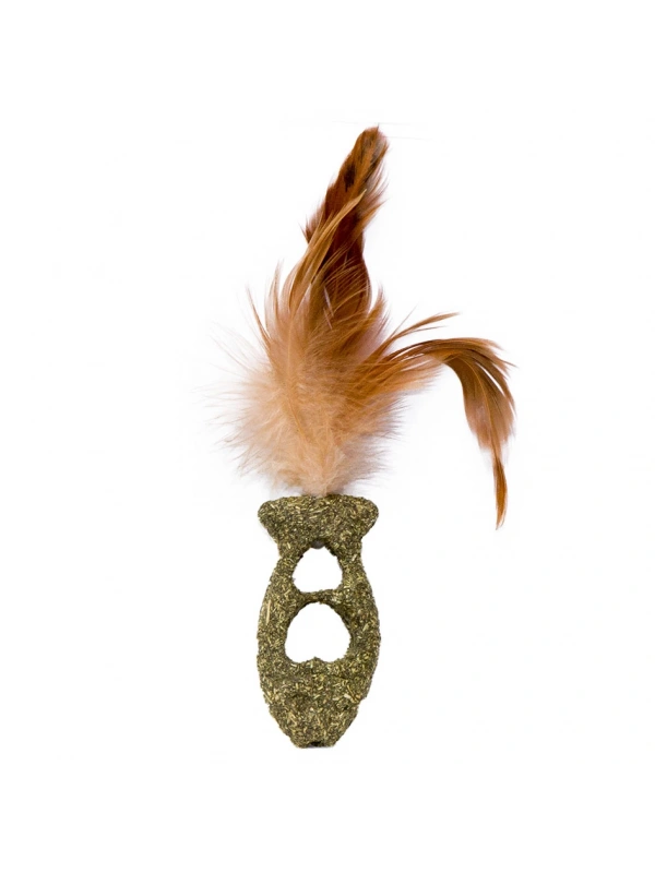 Eastland Balık Catnip Tüylü Kedi Oyunc. 6,5x3,5 Cm