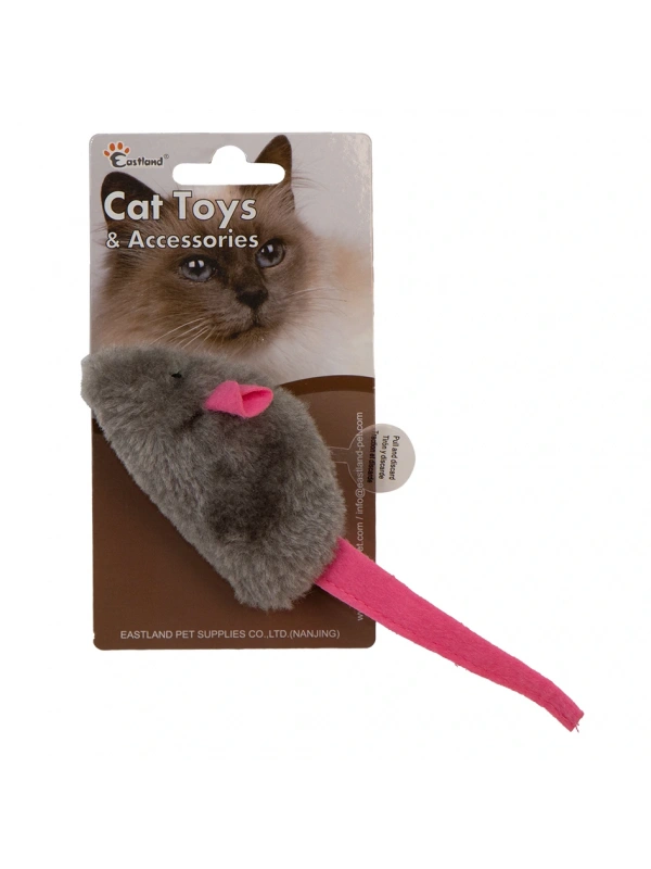 Eastland Catnipli Peluş Dijital Sesli Fare 8cm