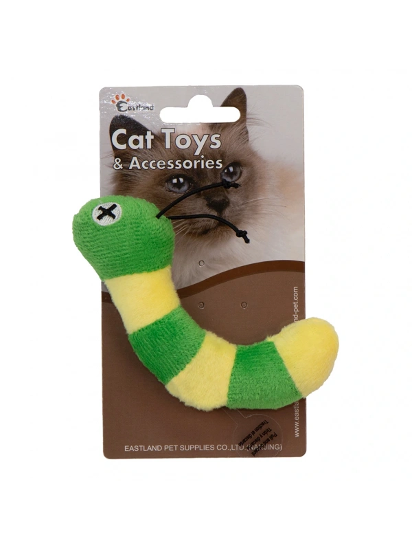 Eastland Catnipli Peluş Dijital Sesli Tırtıl 13cm