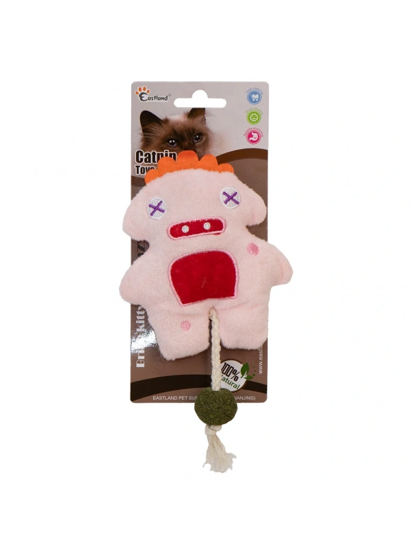 Eastland Catnipli Peluş Pembe Canavar 18cm