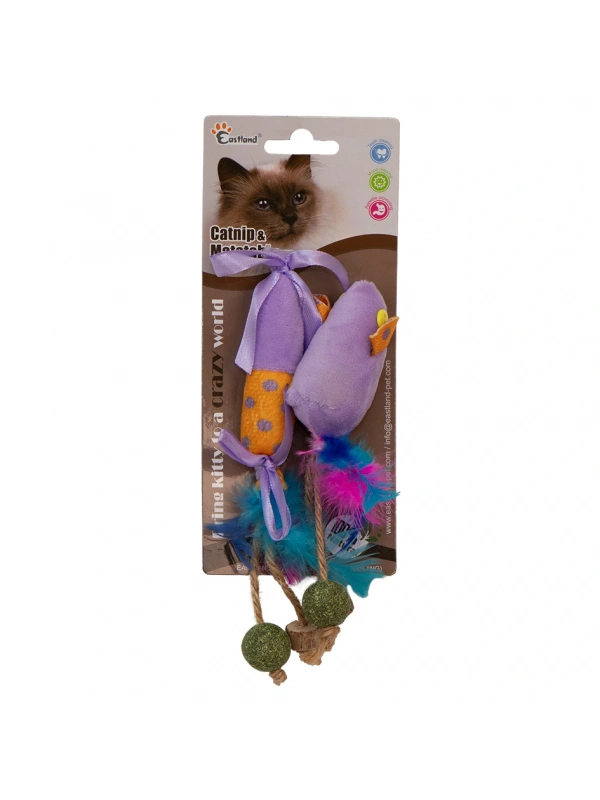 Eastland Matatabi Ve Catnipli Peluş Fare Ve Şekerl