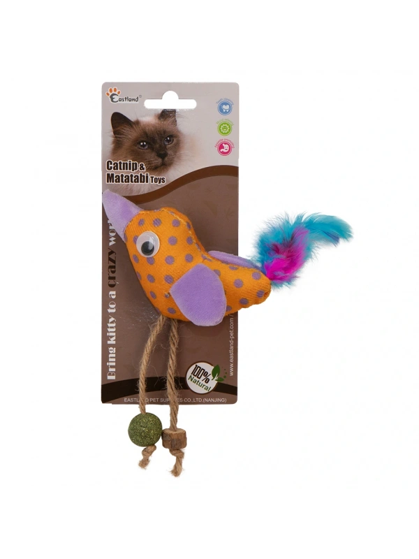 Eastland Matatabi Ve Catnipli Peluş Kuş 12cm