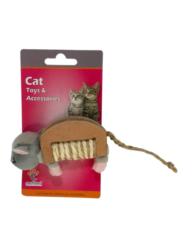 Eastland Pelu Hışırtılı Kedı Oyuncağı Fare 10x6 Cm