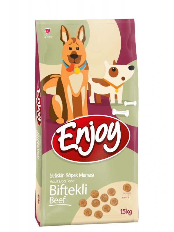 Enjoy Biftekli 15 kg Köpek Maması