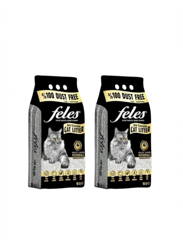 Feles Tozsuz 10 lt 2li Kedi Kumu