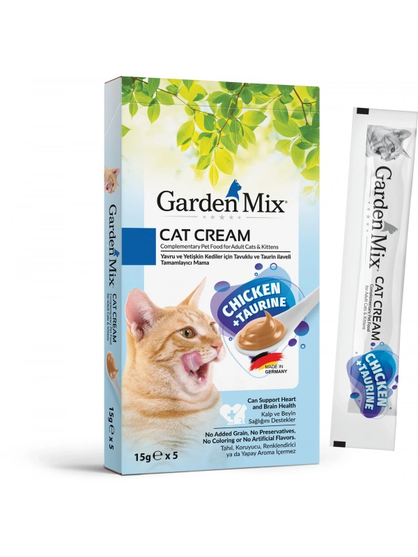 Garden Mıx Kedi Kreması Tavuk+taurin 15gr*5