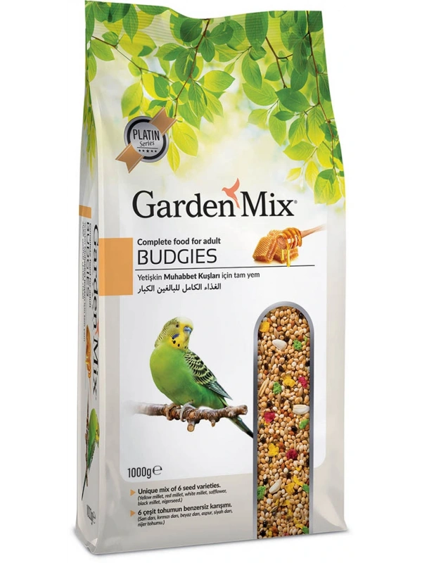 Gardenmix Platin Ballı Muhabbet Kuş Yemi 1kg
