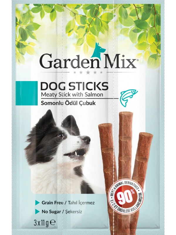 Gardenmix Somonlu Köpek Stick Ödül 3*11g 20‘li