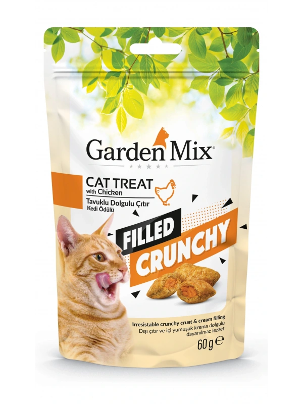 Gardenmix Tavuklu İçi Dolgulu Kedi Ödülü 60gr