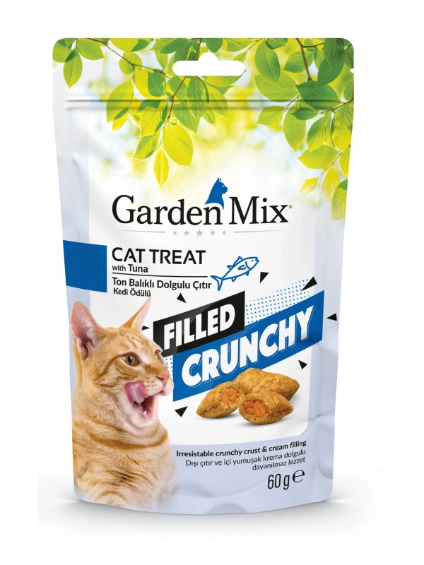 Gardenmix Ton Balıklı İçi Dolgulu Kedi Ödülü 60gr
