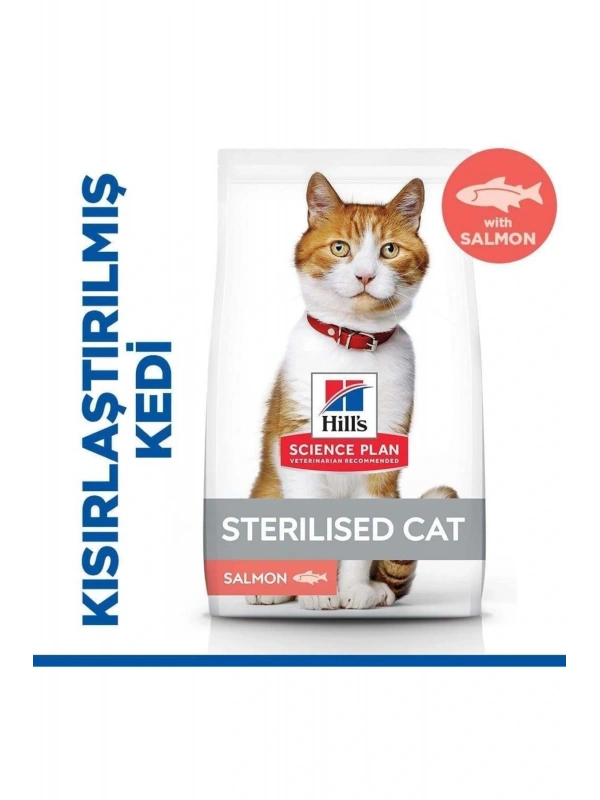 Hills Somonlu 10 kg Kısırlaştırılmış Yetişkin Kedi Maması