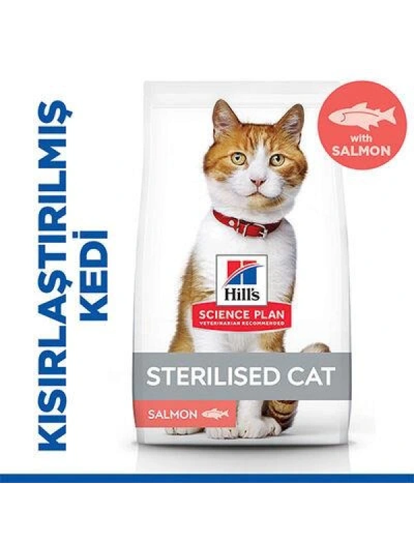 Hills Somonlu 10 kg Kısırlaştırılmış Yetişkin Kedi Maması