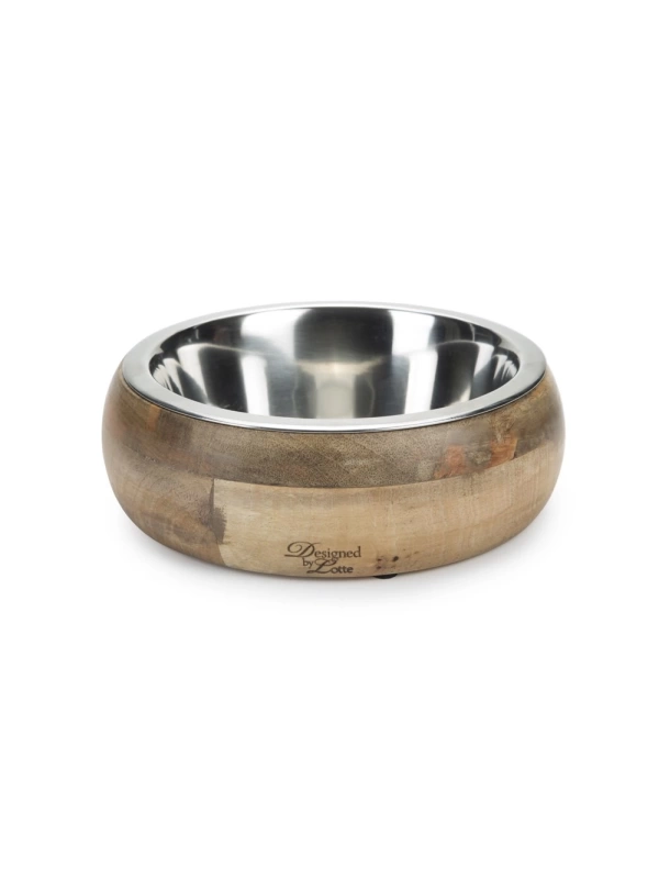 Karlıe Ahşap+çelik Mama/su Kabı 16,5cm