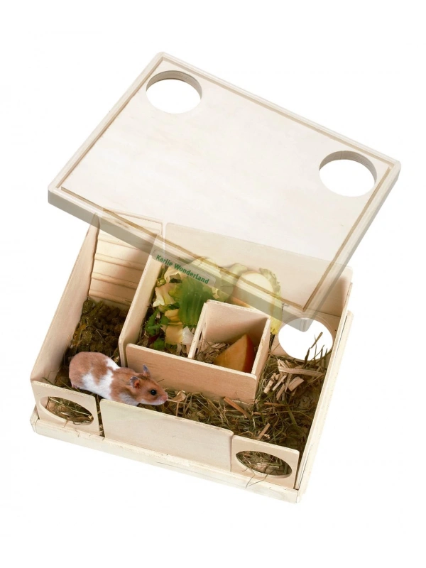 Karlıe Ahşap Kemirgen Evi 22x17x10cm