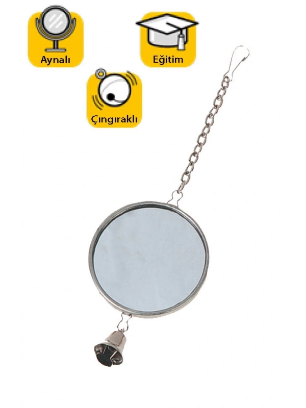 Karlıe Aynalı Kuş Oyuncağı Çap 5 Cm