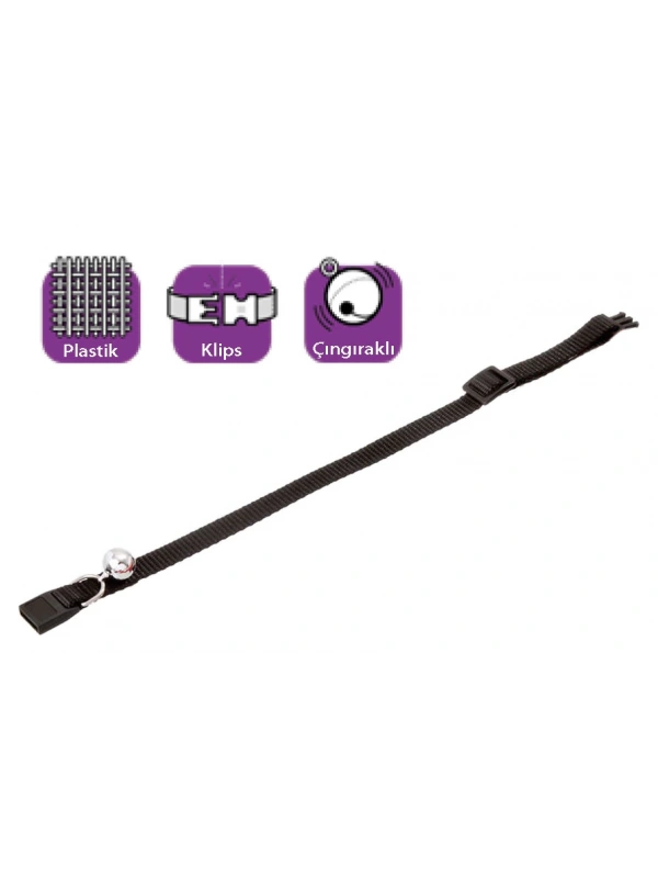 Karlıe Boyun Tasma Çıng. 30 Cm Siyah