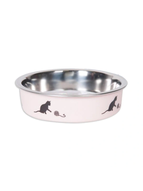 Karlıe Çelik Kedi Mama Kabı Pembe 160ml