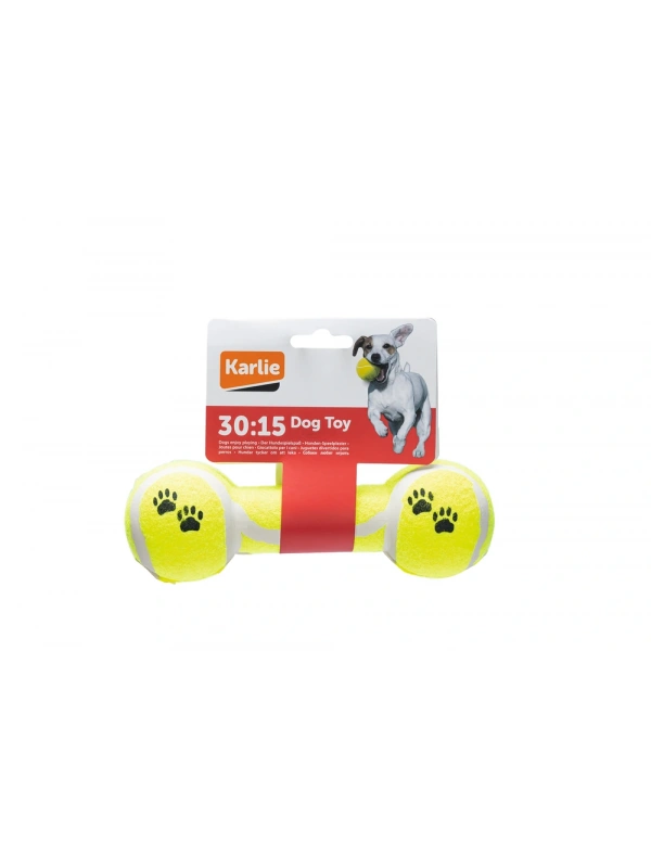 Karlıe Dumbell Şeklinde Tenis Topu Oyuncağı Sarı