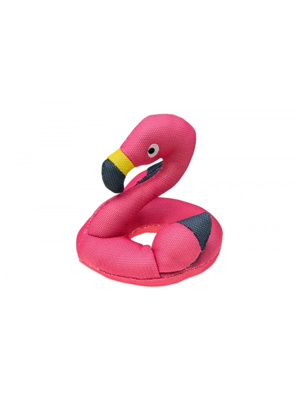 Karlıe Flamıngo Figürlü Köpek Oyuncağı Pembe 18x1