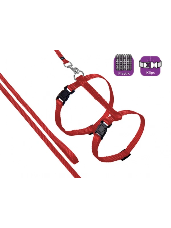 Karlıe Göğüs Tasma+uzatma 110 Cm Kırmızı