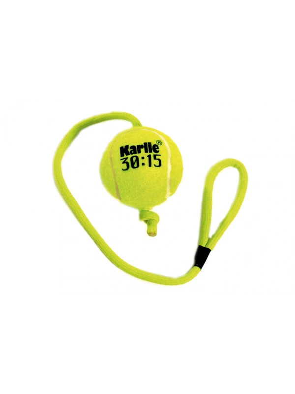 Karlıe İpli Tenis Topu 30 Cm Sarı