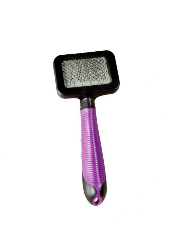 Karlıe Kedi Fırçası U:7,5 G:7cm Mor-siyah